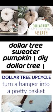 Dollar tree sweater pumpkin | diy dollar tree | easy | no sew - youtube 3