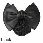 Haar Clip Cover Frauen Haarschmuck Bowknot Bun Snood Bogen Barrette Damen.