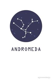 Andromeda Constellation by aglomeradesign, #aglomeradesign #Andromeda #constellation #conste...