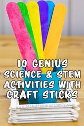 10 Genius Science & STEM Activities Using Craft Sticks 10 Genius Science & STEM Activities Using Craft Sticks 2