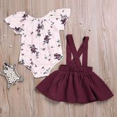 Dieses 2-teilige Outfit ist perfekt für Frühling und Sommer und Bilder! Muster...