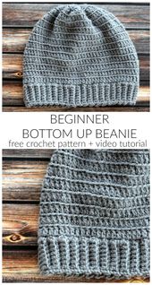 Beginner Bottom Up Beanie Crochet Pattern (CAL for a Cause)