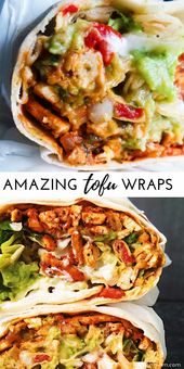 Spicy Tofu Wraps Recipe | Easy Vegan Dinner - Her Highness, Hungry Me