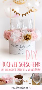 Gravurgeschenke mit DIY Verpackung für Hochzeit, Geburtstag und CO