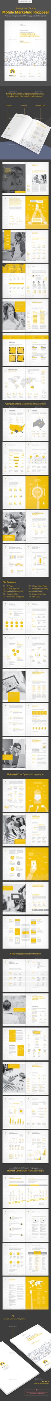 Clean Mobile Marketing Proposal Marketing proposal, Proposal - marketing proposal templates Clean Mobile Marketing Proposal Marketing proposal, Proposal - marketing proposal templates