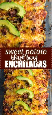 Sweet Potato Black Bean Enchiladas Recipe - Build Your Bite