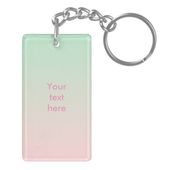 Banana Gay Pride Freedom Heart Keychain, Adult Unisex, Rosy Brown / Ivory / Dark Sea Green
