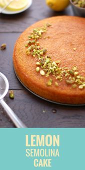 Lemon Semolina Cake