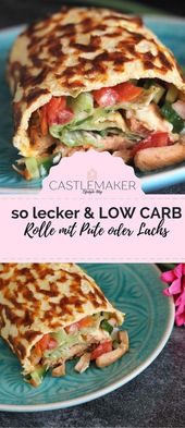Low Carb Big Mac Rolle mit Pute und Lachs - Wrap // REZEPT