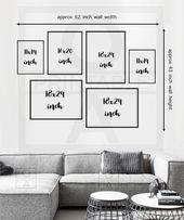 Fashion Gallery wall, gallery wall set, Fashion wall art, set of 6 prints, Fashion set print, Printable Gallery Wall set, Scandinavian art