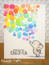 Baby Cards More rainbow goodness today, with an elephant blowing bubbles :) I scribbled my ... Baby Cards More rainbow goodness today, with an elephant blowing bubbles :) I scribbled my ...