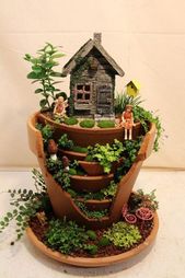 decorazione per casa Fairy Garden giardino terrario Casetta per funghi in miniatura