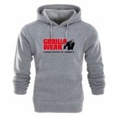 Finest Prints Gorilla Body Sixpack Mens Hooded Sweatshirt Finest Prints Gorilla Body Sixpack Mens Hooded Sweatshirt