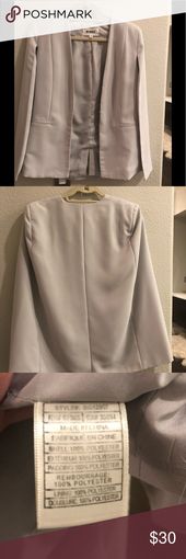 Cape style blazer Unique grey color structured cape style blazer. Dress up or d...