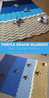Baby Blanket Turtle Beach Blanket Free Crochet Pattern #freecrochetpatterns #crochetblanket #... Baby Blanket Turtle Beach Blanket Free Crochet Pattern #freecrochetpatterns #crochetblanket #...