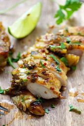 Poulet à la Coriandre et Citron Vert : La Délicieuse Recette Facile à Faire.