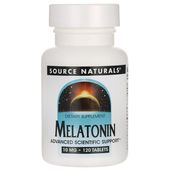 Source Naturals Melatonin | 10 mg | 120 Tabs | Sleep and Relaxation