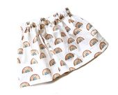Baby Girl Skirt - Modern Earthtone Rainbows - Summer Baby Clothes - Girl Summer ...