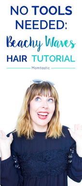 Fast & Easy Beachy Waves Tutorial (No Heat Tools Required)
