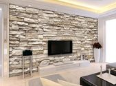 3D Effect Brick Stone Wallpaper For Interior Designs #ModernHomeDecorIdeas