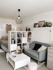 42 Minimalist Apartment Studio Decorating Ideas | Bedroom Ideas For Couples | Bedroom Decor ...