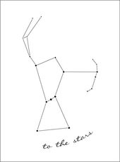 Orion Constellation Tattoo I designed in illustrator, #constellation #constellationtattooori...