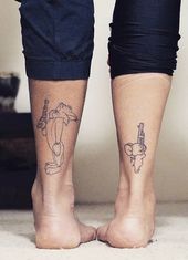 Matching Tattoos: 17 Paar-, Freundinnen- oder Schwestern-Tattoos