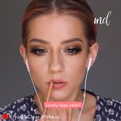 BROWN SPARKLY GLITTERY HOLIDAYS CHRISTMAS MAKEUP LOOK TUTORIAL