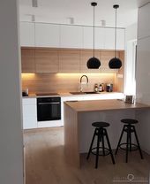 53 Gorgeous Modern Scandinavian Kitchen Ideas - #scandinaviankitchenwitch #scand...