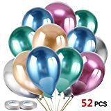12 St/ück Konfetti Ballon 12 Zoll Latex Ballon f/ür Hochzeit Geburtstag Party Dekoration Mehrfarbig
