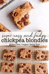 Chickpea Blondies | Erin Lives Whole