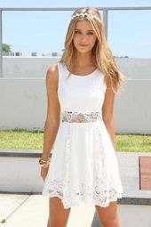 Sommer Outfits in Weiß für einen eleganten Look