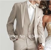 Pas cher EMS gratuit ! Suti / sur mesure Champagne hommes hommes de luxe smoking...