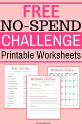 No Spend Challenge: The Only Money Challenge You'll Ever Need To Take