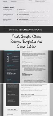 Creative Landscape Resume Template Design 2018 #photoshopresume #resumetemplate ...