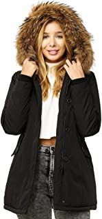 Elara Damen Winterparka Jacke Echt Fell Mantel Chunkyrayan Elara Damen Winterparka Jacke Echt Fell Mantel Chunkyrayan