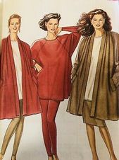 Misses/' Easy Tops or Tunic and Pull-On Pants size 8-18 FF Uncut New Look Sewing Pattern 0139 6109