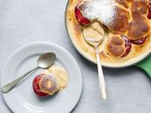Baked Plums with Custard Recipe