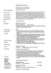 Administrative assistant Duties Resume Elegant Executive assistant Resume Example Sample Job ...