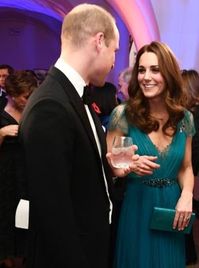 Sweet moment between The Duke and Duchess of Cambridge at The Tusk Conservation Awards on November 8, 2018