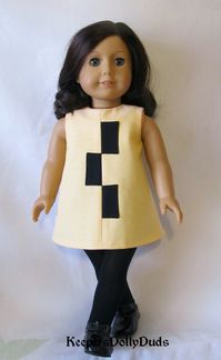 1960s Mod A-Line dress, made to fit American Girl Doll | Flickr