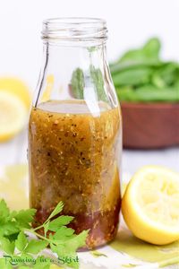 I LOVE making my own Greek Salad Dressing at home, and soon you will too with my delish Healthy Greek Salad Dressing recipe!