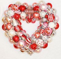 Valentine wreath, ornament wreath, heart wreath by Judy Blank on ETSY. SOLD