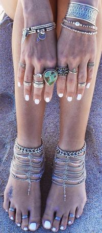 Boho jewelry for your hands and feet,.Fashion ring