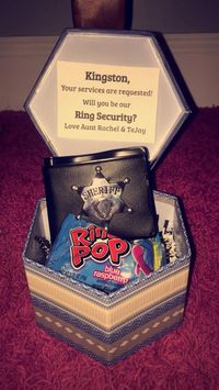 How to ask your ring bearer #ringbearer #wedding #weddingbells