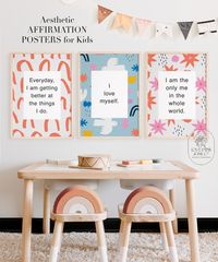 15 Amazing Affirmation Posters for Kids / Digital Printable - Etsy - motivational quotes positive for kids