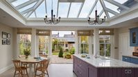 Lovely, light open space for relaxing and dining with garden views