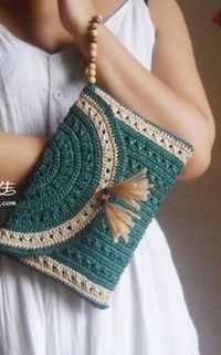 Вязание клатча крючком