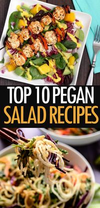 Pegan (Modified Paleo-Vegan) Salad Recipes. Grain-Free, Dairy-Free, Gluten-Free