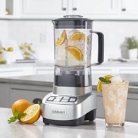 This sleek and powerful blender features Ice Crush and Smoothie controls, Low and High blending speeds, and a convenient Pulse function. Its generous 56-ounce durable BPA-free plastic jar features a tight-seal lid, soft-touch handle, and a 2-oz. measuring cap for precise measuring. | engaged,wedding,planning, wedding list ,wedding registry,sustainability,sustainable living,kitchen essentials,bridesmaids gifts ,wedding gifts,bridal shower gifts,home made smoothies,making smoothies,best blender